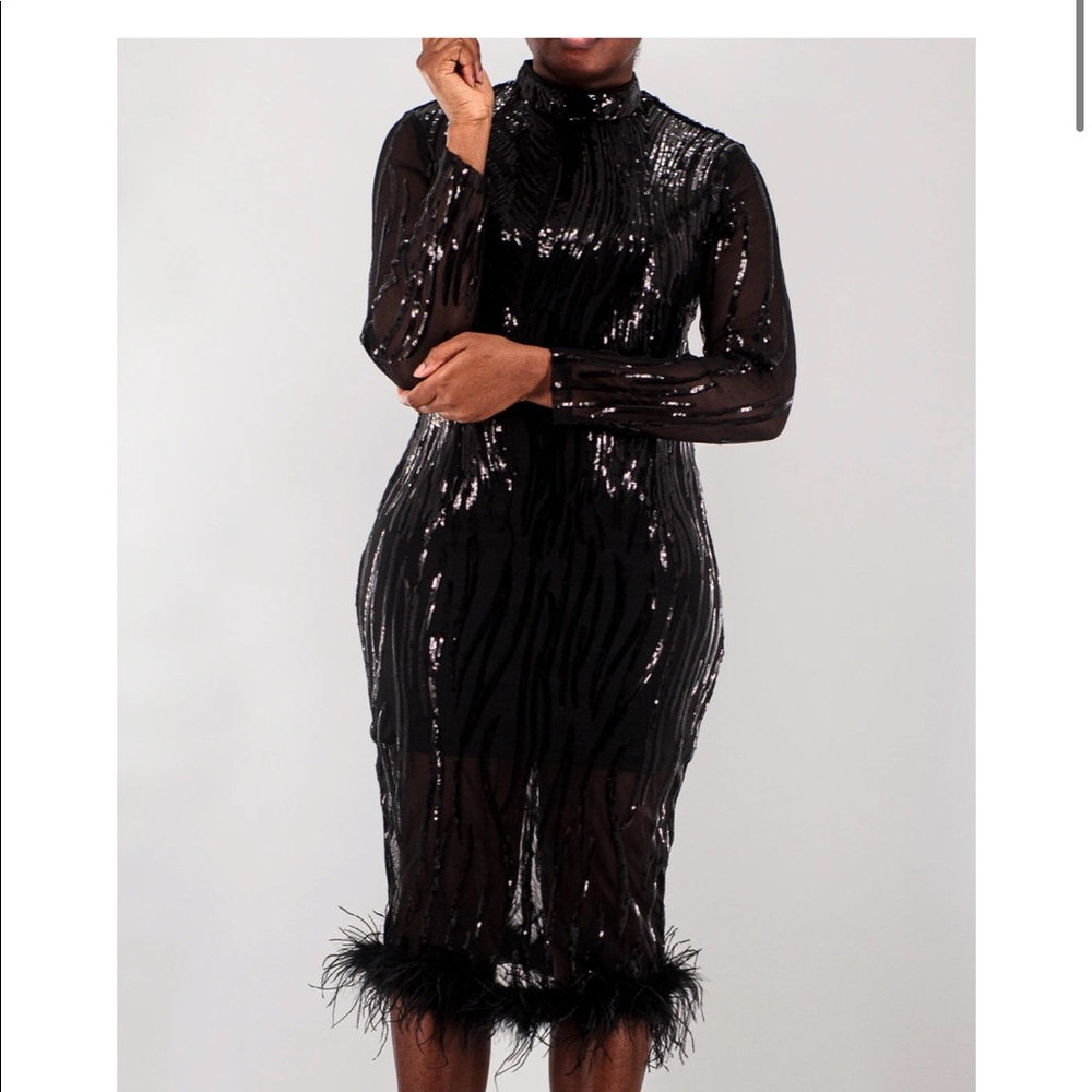 Dancing in Twilight Sequin Dress